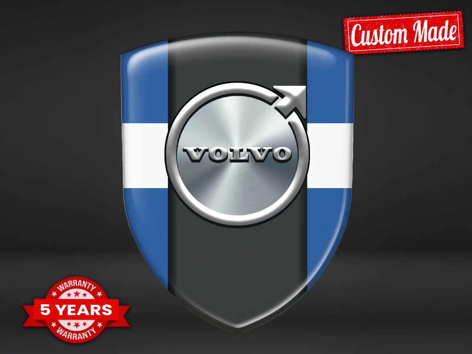 Volvo Emblema Relieve Rendimiento Máximo Estilo Pro Duradero